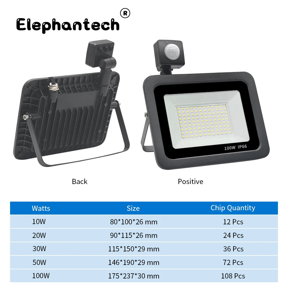 projecteur led noir moderne projecteur extérieur bras articulé ip66 étanche 220v 10w 100w