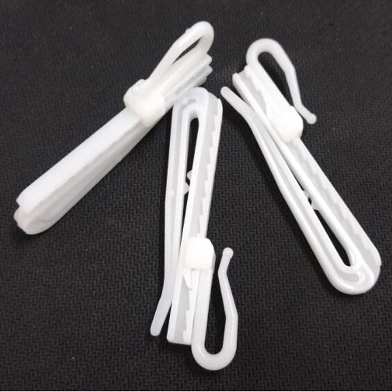 clips fixation blancs anneaux rideau plastique haute qualité modernes visible 7cm 9cm