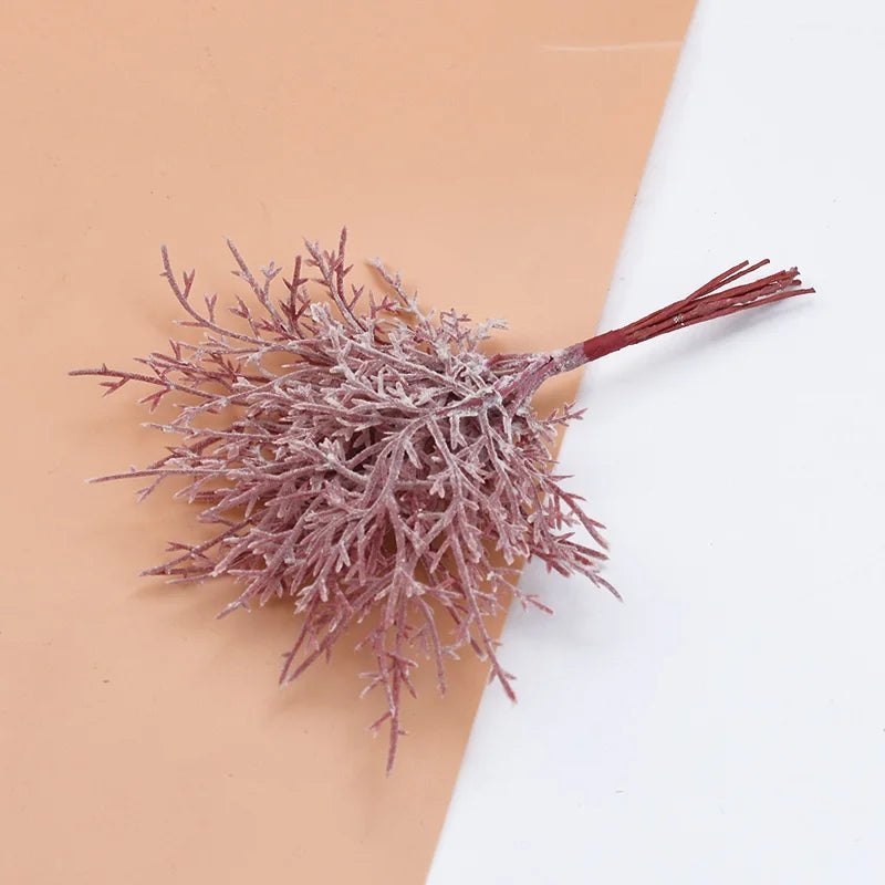 plantes artificielles or argent feuilles cèdre pin naturel decoration mariage exterieur branchées exposant