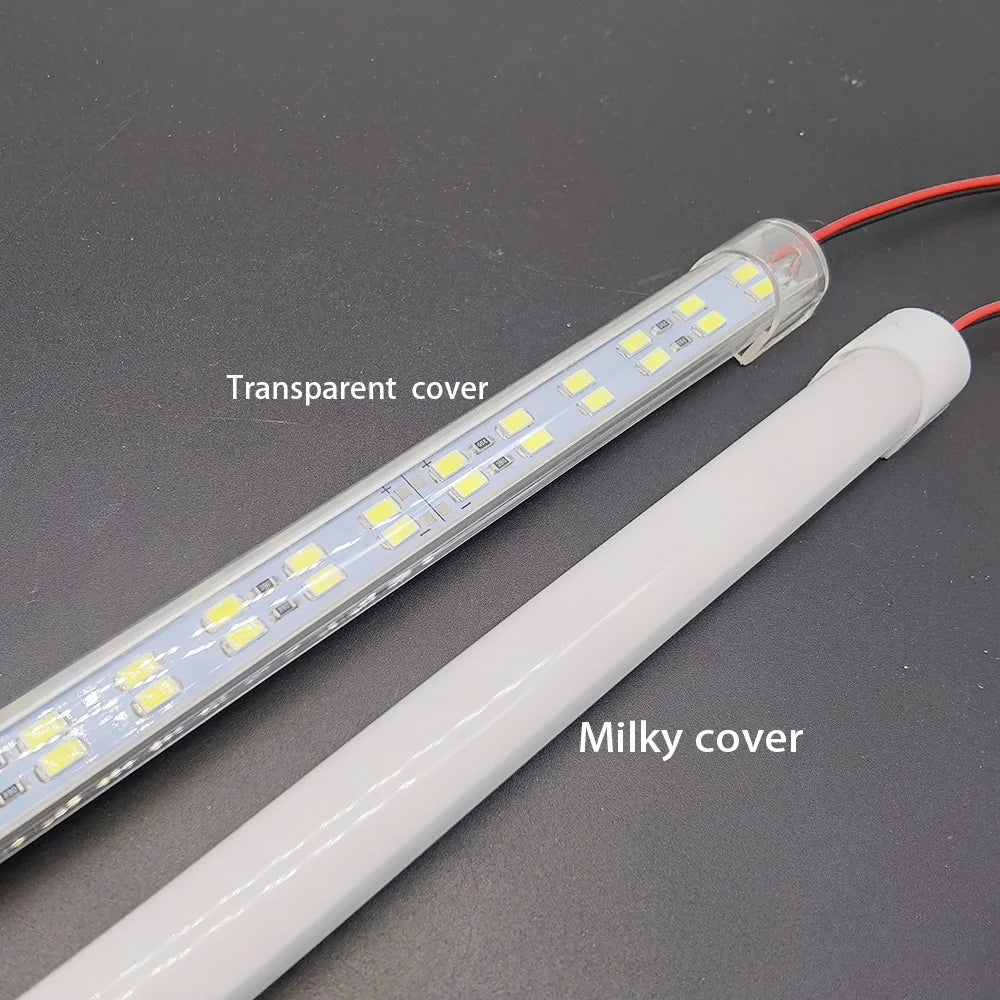 ruban led blanc mat 12v 24v ip65 couverture transparente opaque moderne