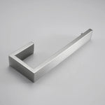 porte serviettes moderne acier inoxydable brossé argenté fixé vis ensemble quincaillerie salle bains métal