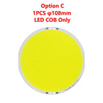 Panneau led jaune mat moderne adhésif 50w 12v blanc chaud froid 2000lm