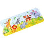 tapis bain pvc thème marin poissons coraux géométrique antidérapant moderne enfantin suction salle bain