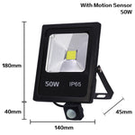 projecteur led noir moderne ip65 10w 30w 50w capteur mouvementextérieur clips
