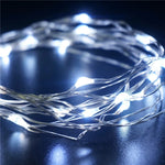 guirlande lumineuse led blanc multicolore noel moderne décoration salon batteries incluses