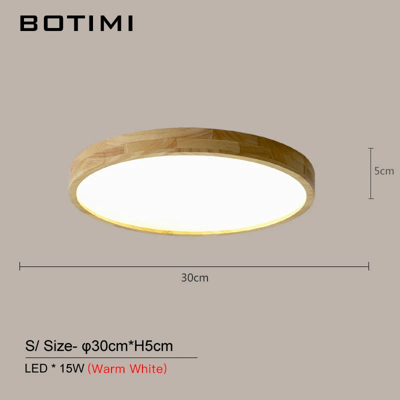 lampe moderne bois blanc texture naturelle éclairage quotidien led montée surface