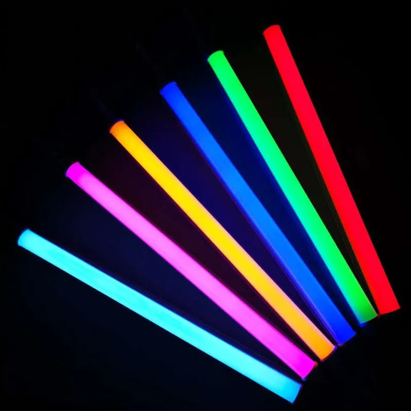 tubes led t5 t8 30cm 60cm blanc chaud froid bleu vert rouge lisse moderne