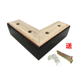 supports muraux bois naturel moderne noir blanc marron foncé finition lisse vis cache