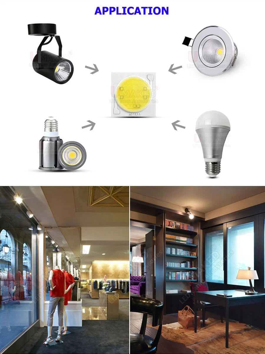 diodes led blanc jaune haute luminosité moderne technologique adhésif facile 5w 40w