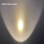 lampe torche argentée moderne 3000k 6500k plusieurs modes led rechargeable intense