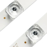 ruban led blanc 570mm ampoules 3v moderne connecteurs électriques nouveau