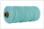 corde macramé coton torsadé mm décoration artisanale rustique fait main textile maison