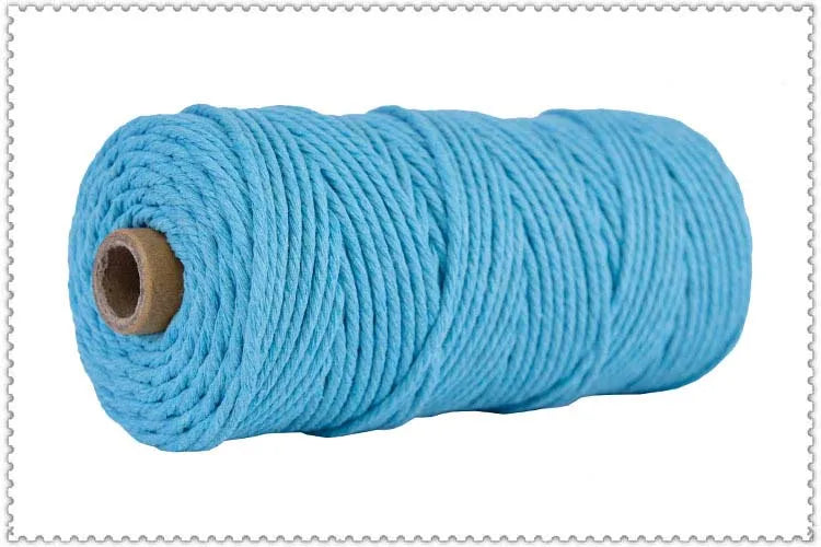corde macramé coton vert clair mm décoration artisanale bricolage fait main