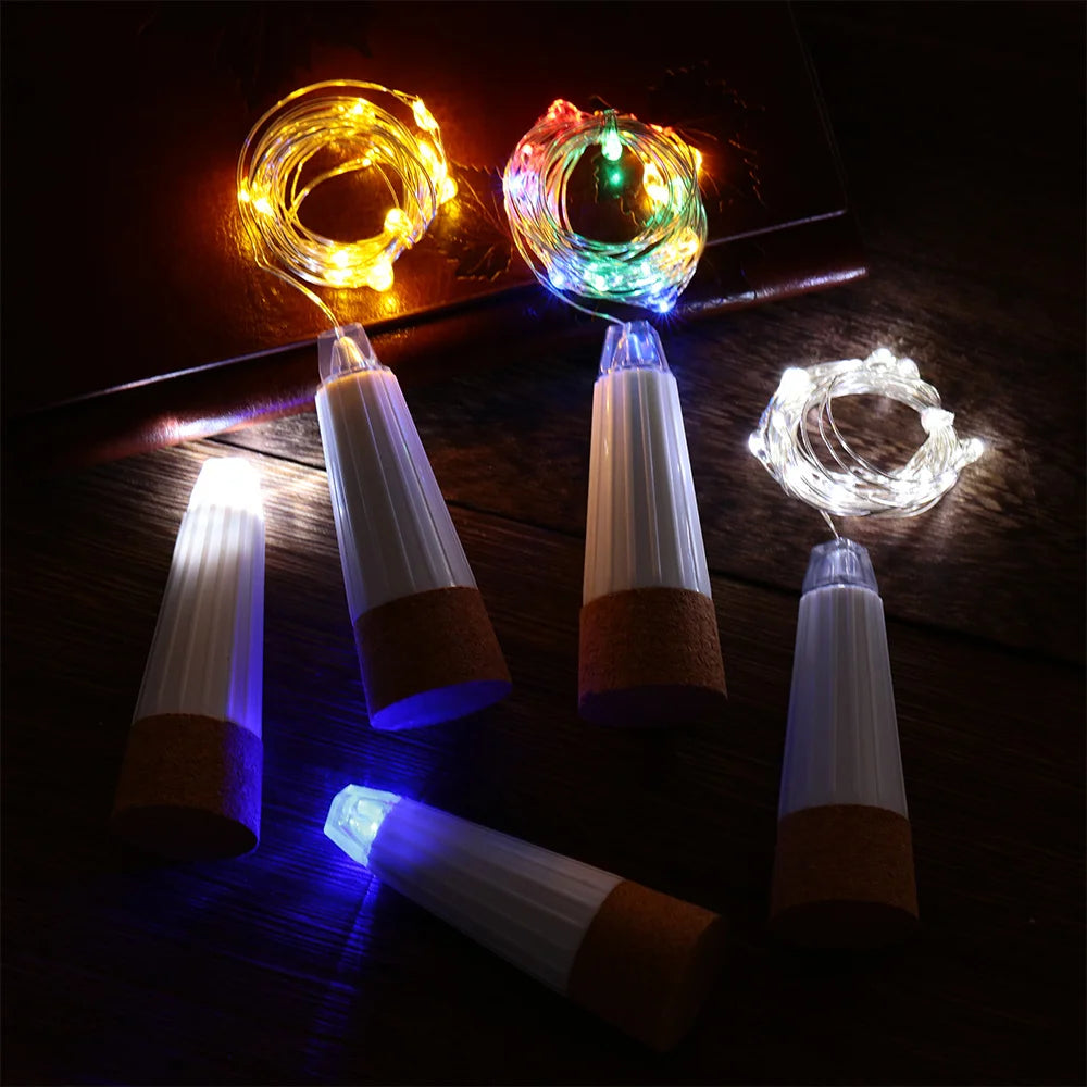guirlande lumineuse usb rechargeable liège led moderne décoration chambre noël