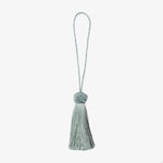 pompons franges decoration maison beige gris blanc bleu marine noir tissu élégant