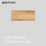 lampe murale moderne bois naturel clair éclairage quotidien chambre cuisine salle manger fixée mur