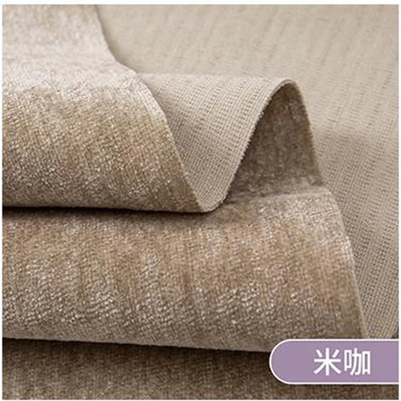 tissu chenille résistant couleurs solides large choix bricolage maison sofa tablecloth thickness epais