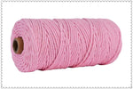 corde macramé coton torsadé mm décoration artisanale rustique fait main textile maison