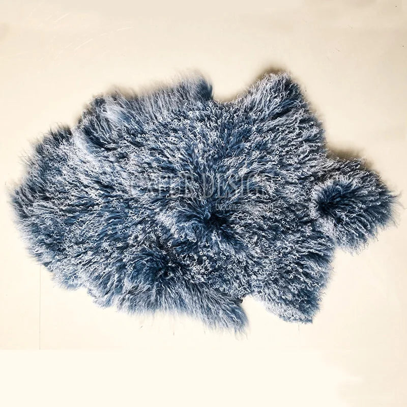 coussin fourrure gris vert rouge violet marron naturel hiver maison laine solide dry frost
