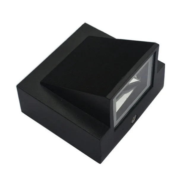 applique murale led moderne étanche ip65 noir mat extérieure 10w 220v