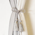 ruban franges classique polyester vert foncé beige gris clair bleu marine or argent bleu