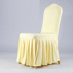 housses chaise unies classiques rouge rose jaune bleu violet elasthanne polyester mariage banquet