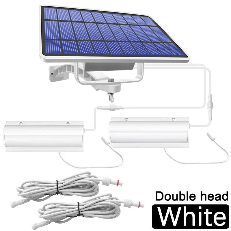 lampe solaire suspendue moderne interrupteur noir bleu panneaux solaires led clips