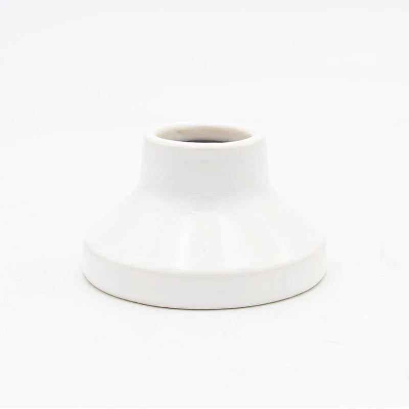 socquettes ampoules moderne noir blanc vert adhésif ouverture dorée poterie porcelaine e27 base lampe