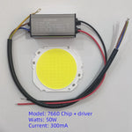 puce led cob 50w driver câbles lampadaire extérieur blanc jaune électronique