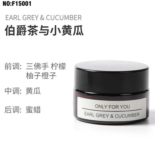 bougies parfumées aromathérapie marron noir minimaliste 30g ONLY FOR YOU françaisCADE LAVENDER
