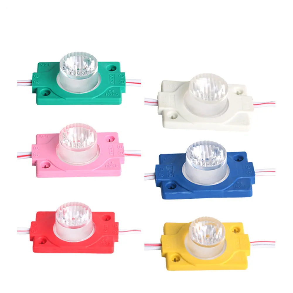 ampoules led blanc rouge bleu jaune vert transparentes modernes câbles électriques 12v