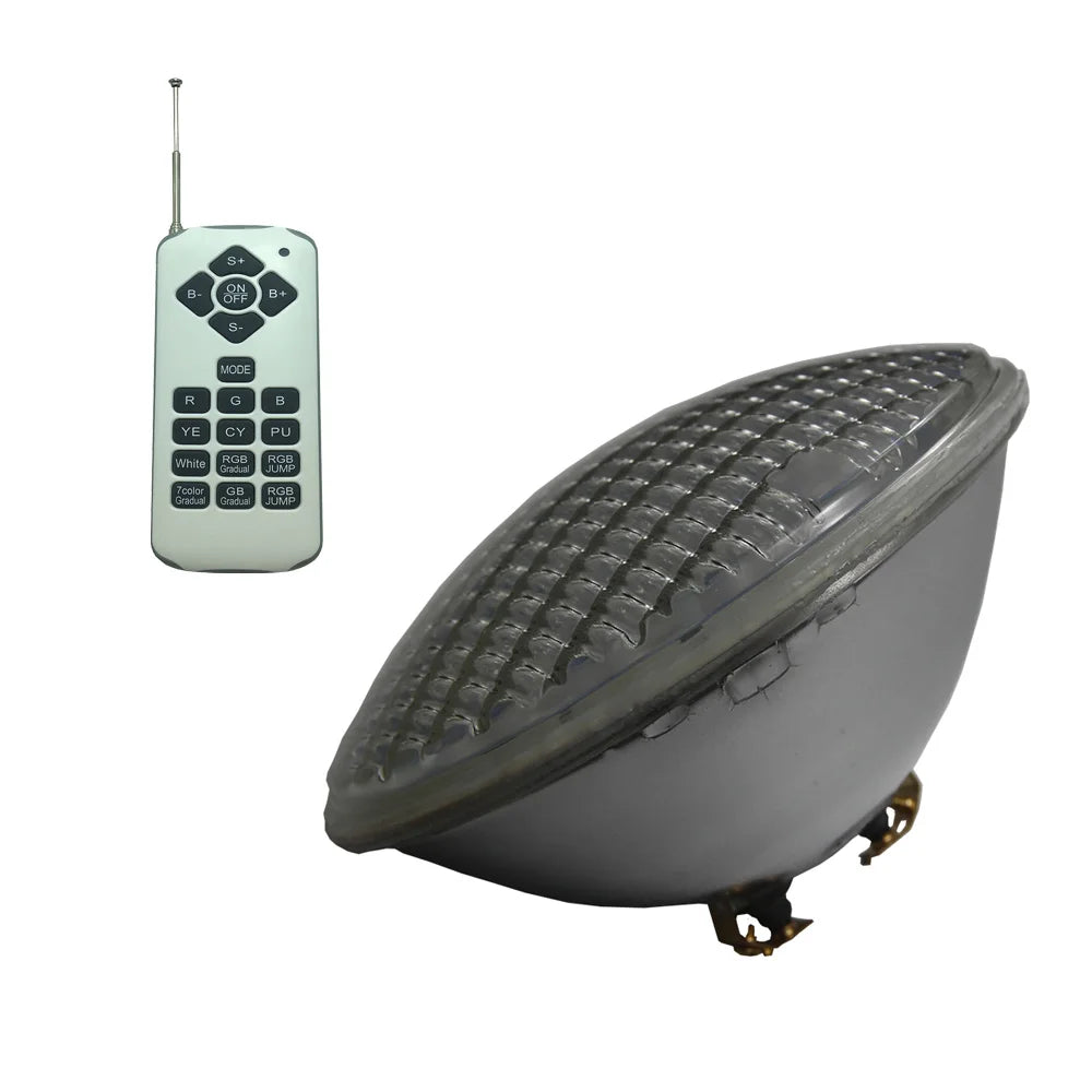 lampe led piscine sous marine étanche ip68 multicolore télécommande fixation vis