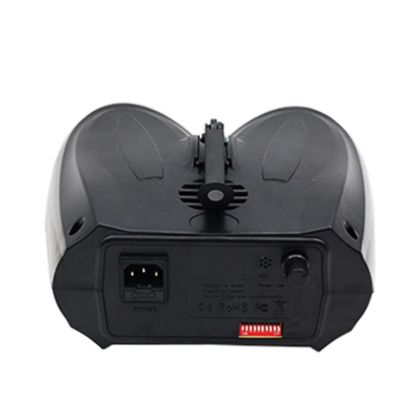 projecteur laser noir moderne clips câble alimentation éclairage scène divertissement autocontrôle son effets