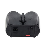 projecteur laser noir moderne clips câble alimentation éclairage scène divertissement autocontrôle son effets