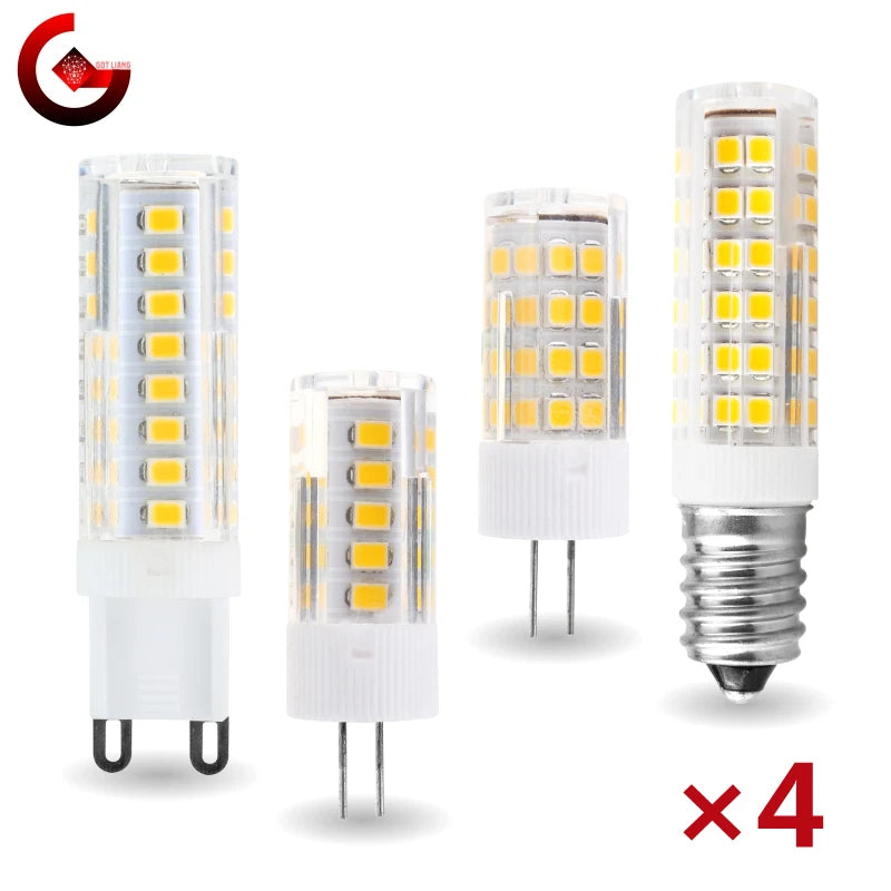 lot ampoules led maïs blanc froid culots e14 g4 g9 lustre salon moderne