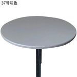nappe table ronde moderne imperméable polyester couleur blanc jaune marron noir