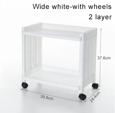 chariot rangement blanc moderne plateaux roulettes support cuisine respectueux environnement
