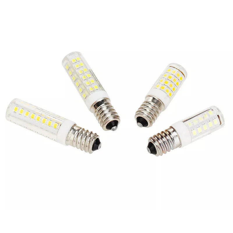 ampoule led e14 blanc jaune carrés dorés moderne 51 leds 33 leds 75 leds