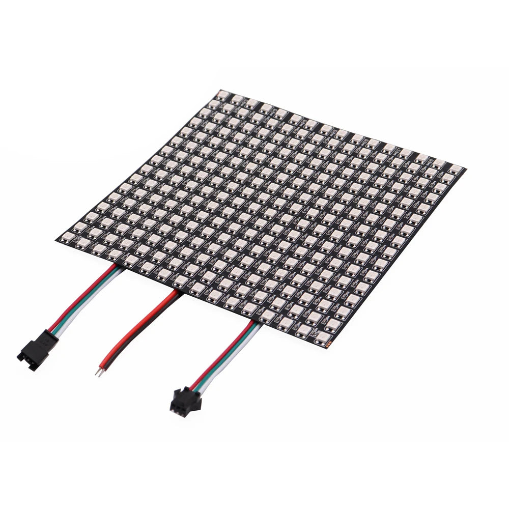panneau led flexible carré moderne connecteurs souder 3000k 6000k 5v 8x8 16x16