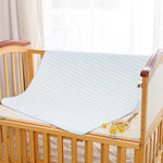 couverture bébé coton douce nuages dorés rose clair bleu clair texturée 36 mois