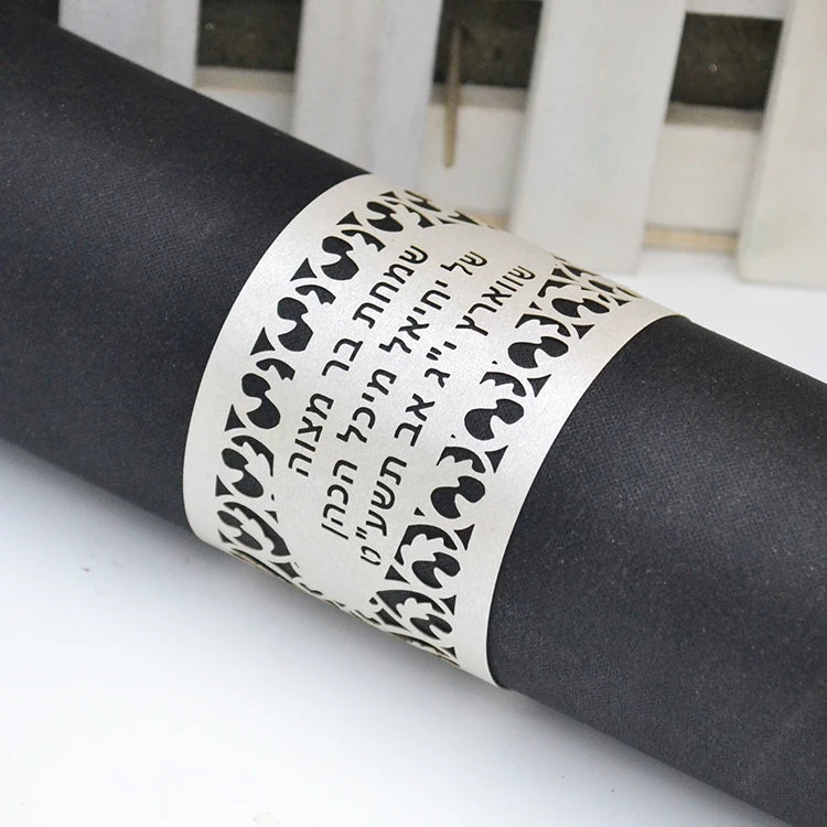 serviettes jetables noires élégantes imprimées lettres motifs floraux adhésives pack 80 pièces festives occasions