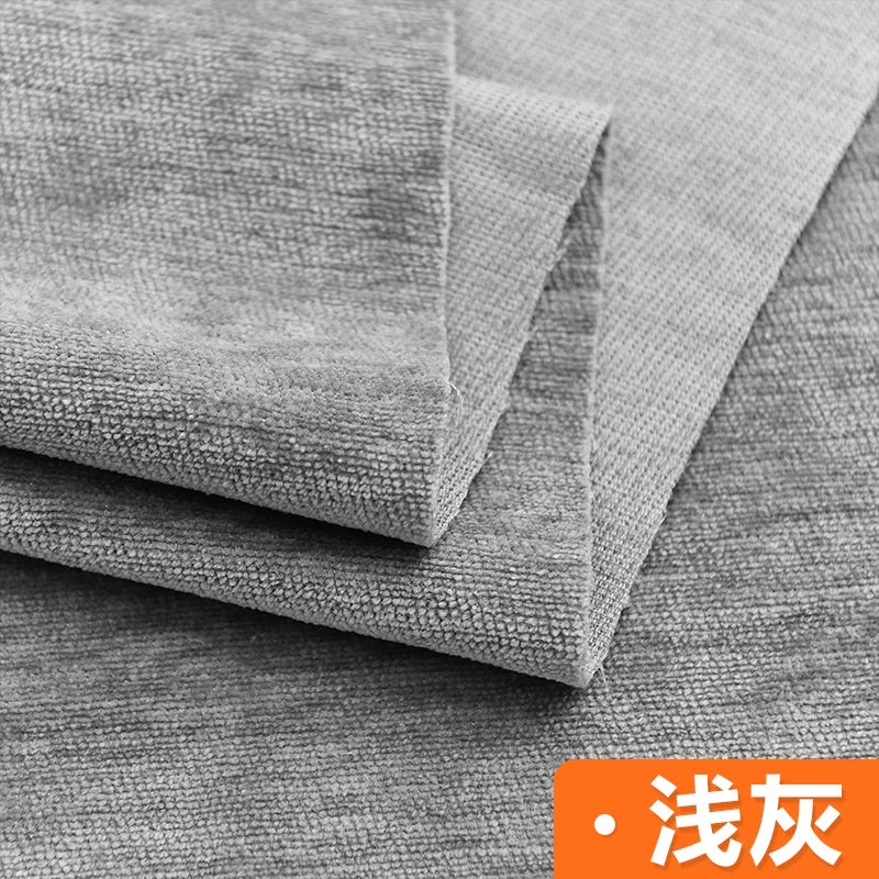 tissu chenille résistant couleurs solides large choix bricolage maison sofa tablecloth thickness epais