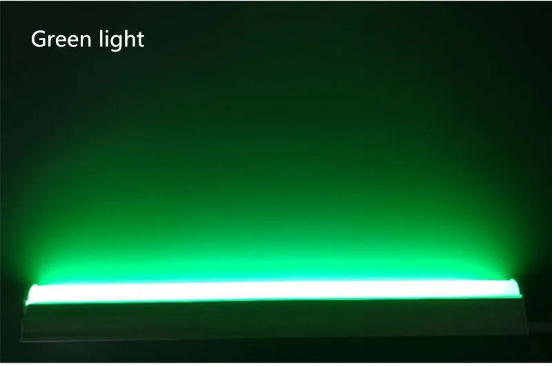 tubes led t5 t8 30cm 60cm blanc chaud froid bleu vert rouge lisse moderne