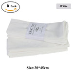 serviettes table tissu coton polyester modernes orange violetclair vertdeprairie 30x45cm réutilisables durable