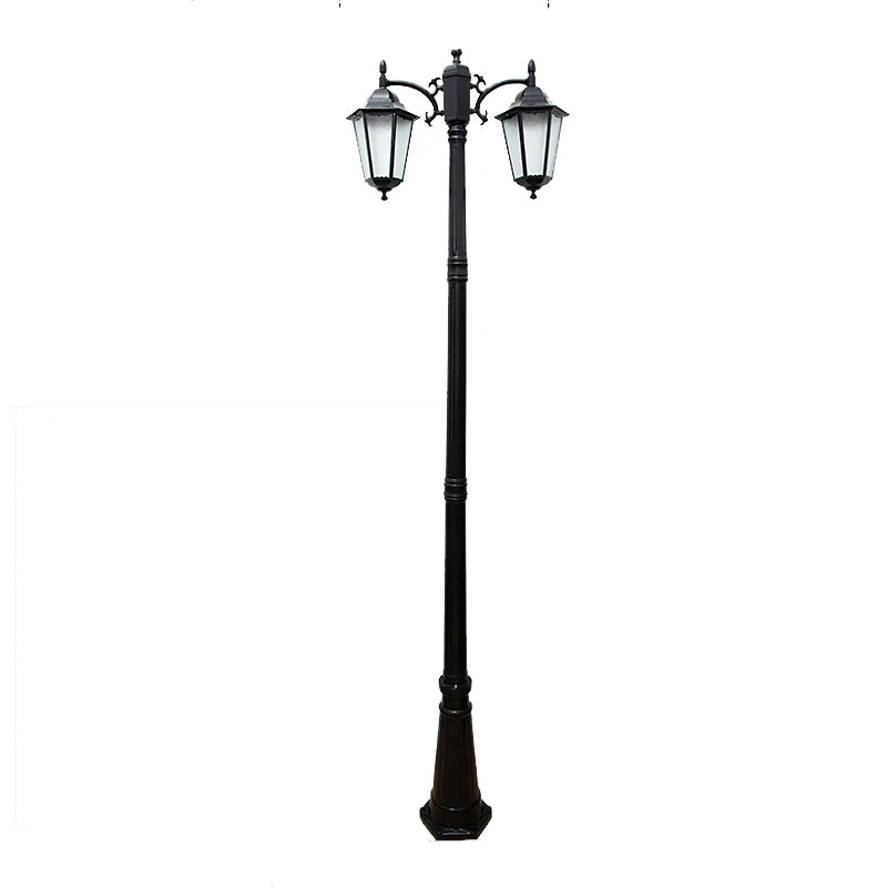 lampadaire or noir rétro classique éclairage public ip65 led alu certifié cccextérieur