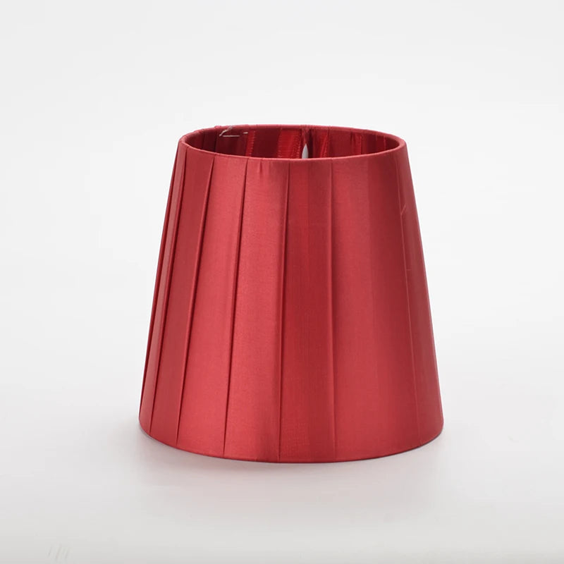 abat jour moderne tissu rayures plissées blanc rouge rose bleu violet vert doré