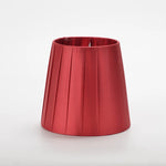 abat jour moderne tissu rayures plissées blanc rouge rose bleu violet vert doré