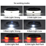 lampe frontale led rechargeable ruban ajustable mode moderne pêche camping randonnéeurgence