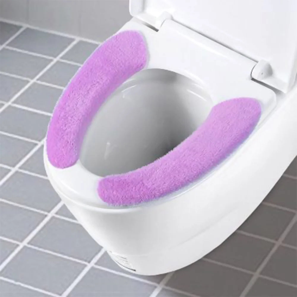 coussin toilette adhésif doux rose violet bleu vert imprimé animaux moderne respectueux environnement
