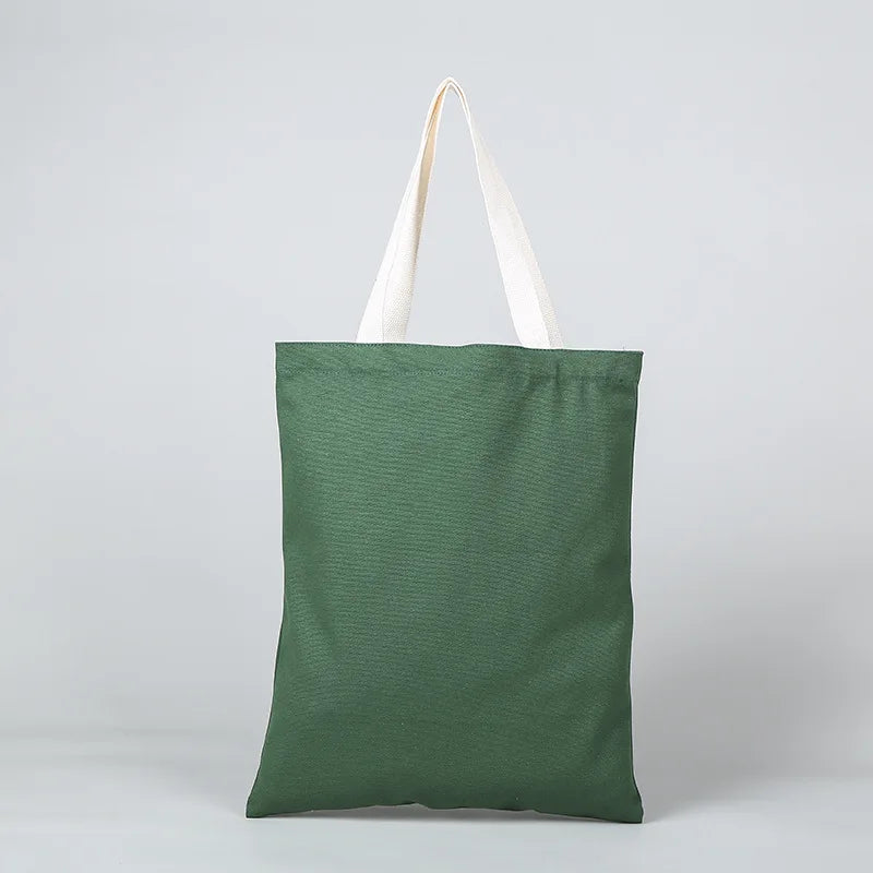 sac toile réutilisable respectueux environnement multiple utilisations couleur variée moderne 34x42cm